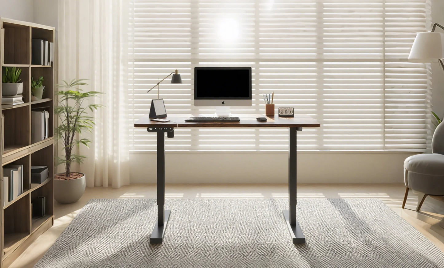 The Kinetic 55'' Motorized Adjustable Executive Desk