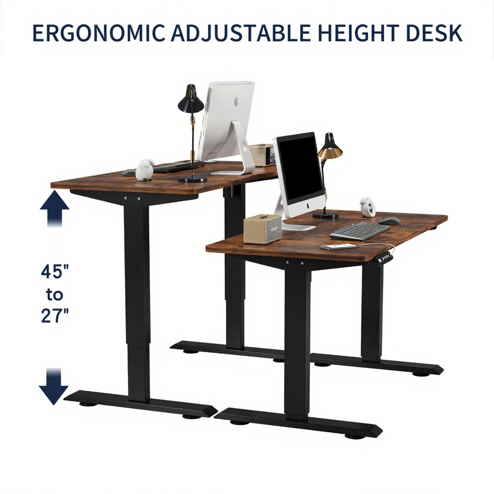 The Kinetic 55'' Motorized Adjustable Executive Desk