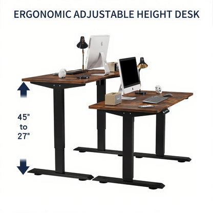 The Kinetic 55'' Motorized Adjustable Executive Desk