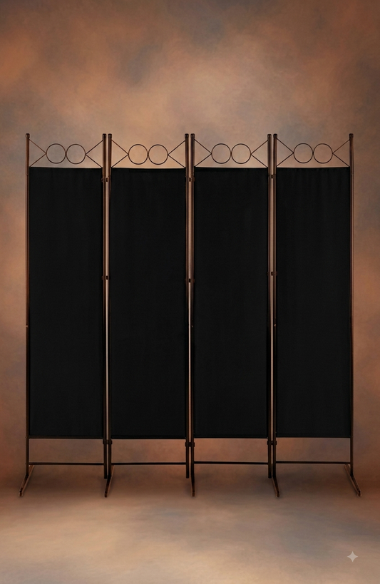 The Kinetic Modular 4-Panel Architectural Room Divider