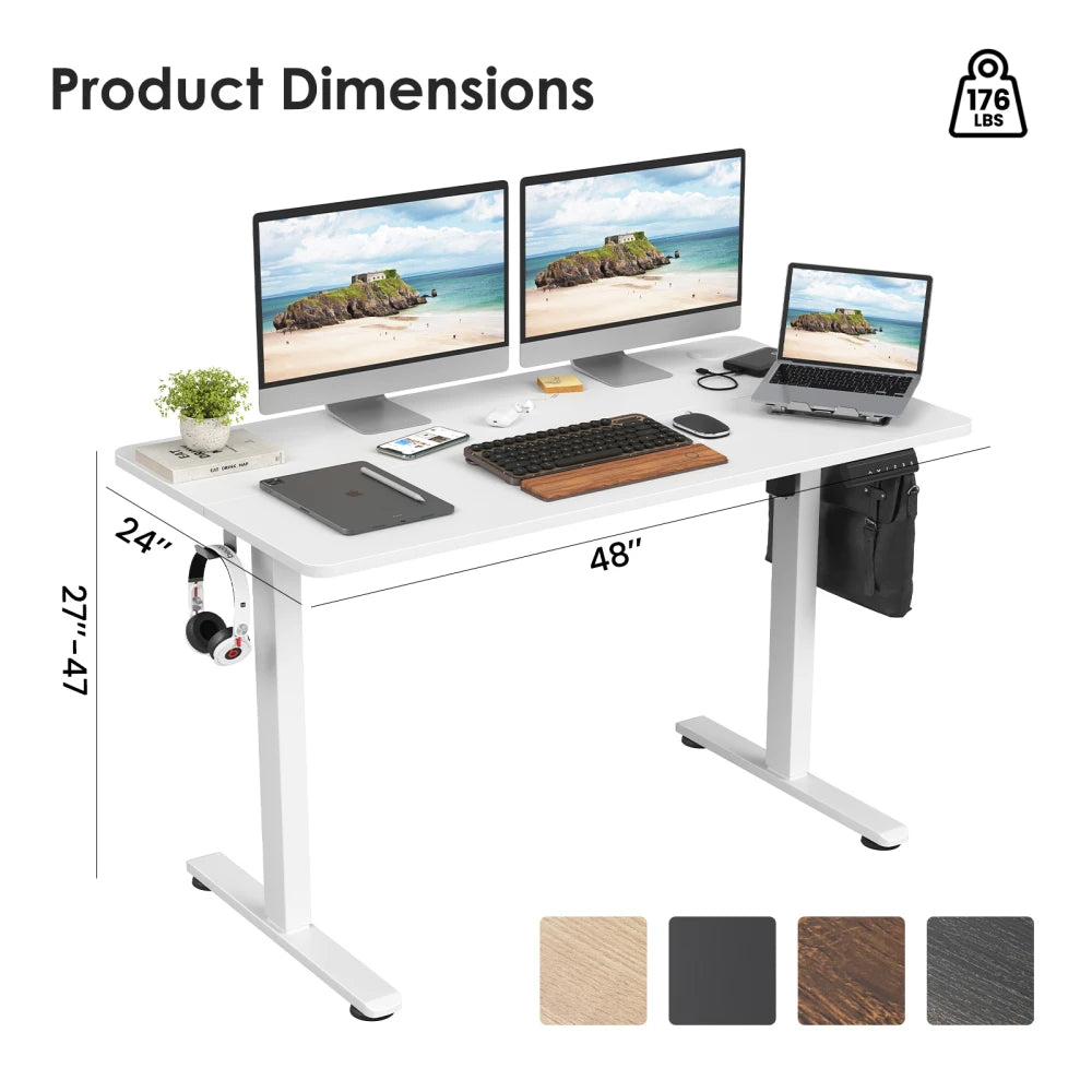 The Kinetic T-Frame Active Height-Adjustable Desk