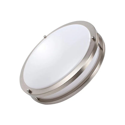 Kinetic 13" Brushed Nickel 5 CCT Flush Mount LED Ceiling Light