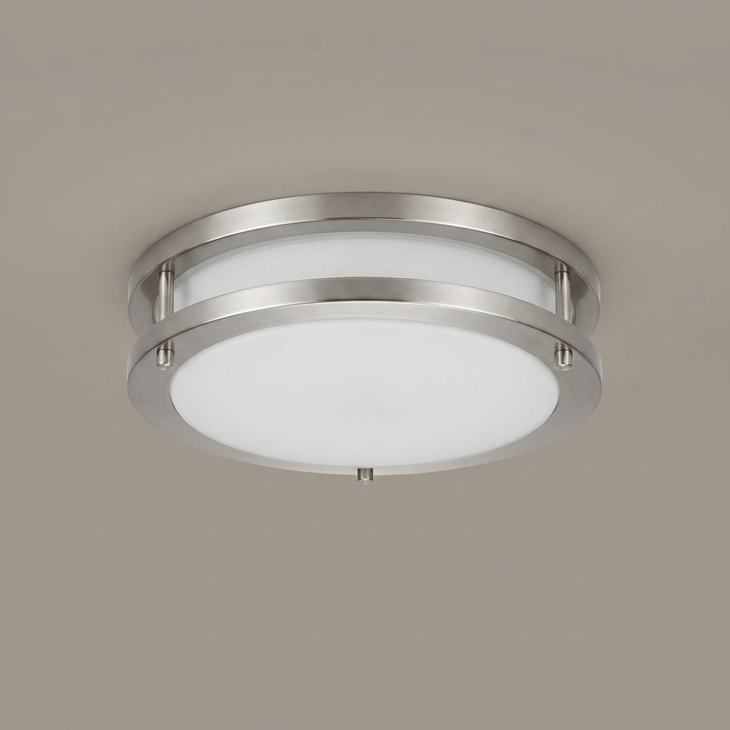 Kinetic 13" Brushed Nickel 5 CCT Flush Mount LED Ceiling Light