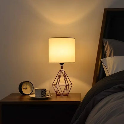 The Kinetic Metal Table Lamp with Linenshade