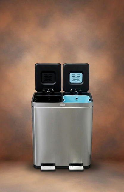 The Kinetic Dual-Compartment 60L Recycling Station