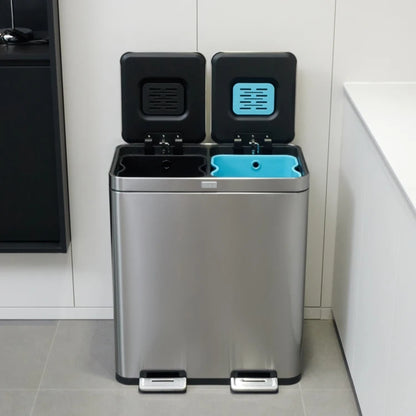 The Kinetic Dual-Compartment 60L Recycling Station